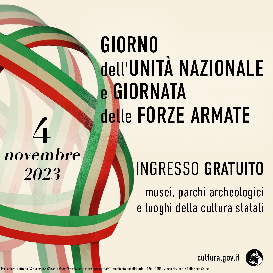 4 Novembre – Ingresso gratuito