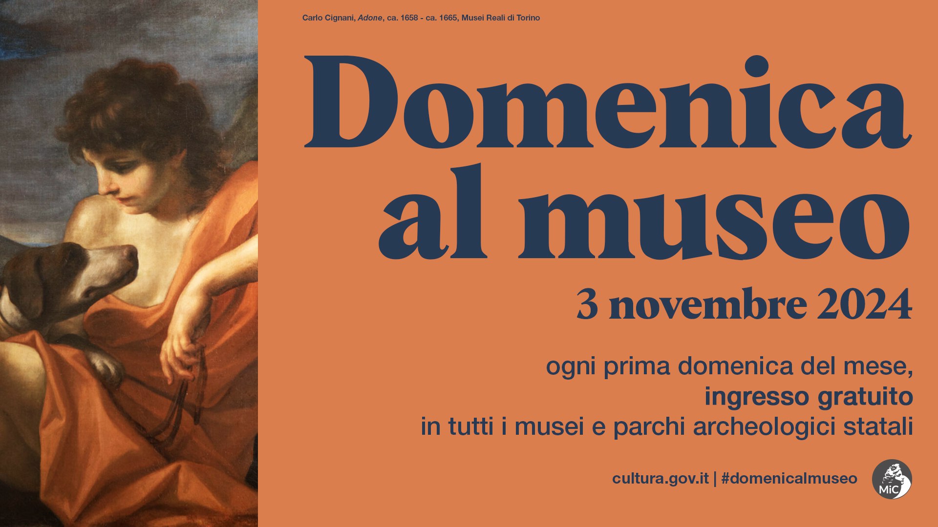 Domenica al museo 3 novembre 2024